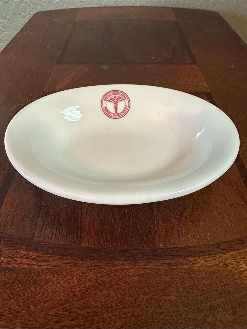 Vintage WWII Army Medical Department Dish Sterling China Co 1940s